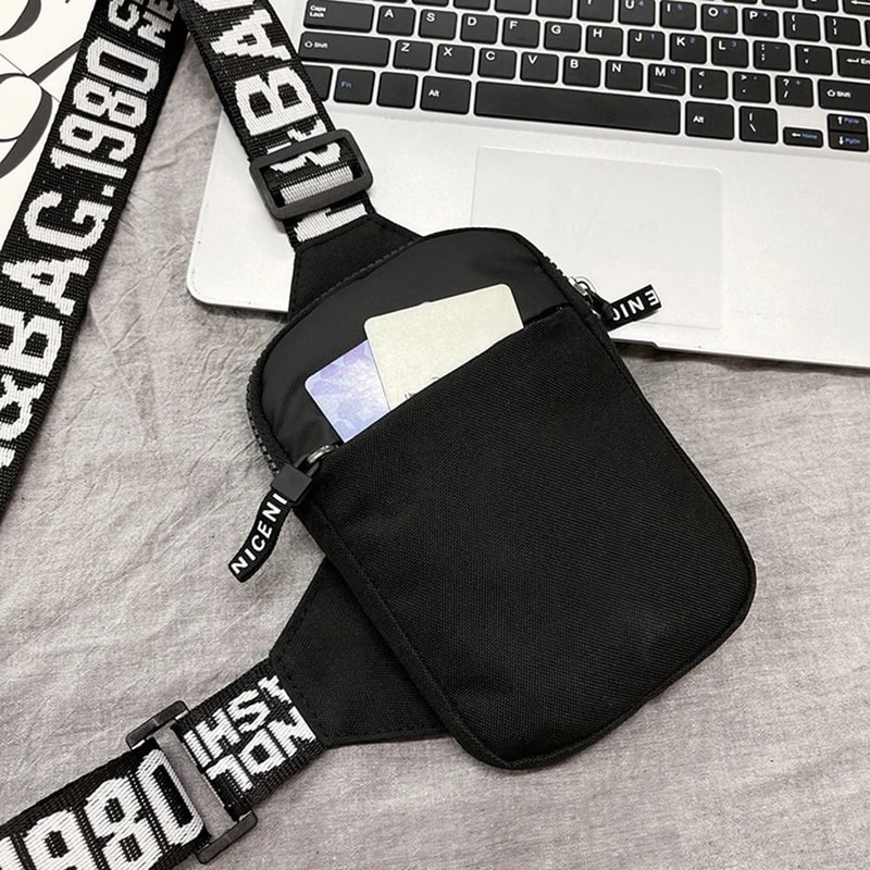 Waterproof Nylon Mini Crossbody Bag Small Sling Shoulder Bag For Men 4