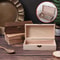 Rectangular Wooden Storage Box Gift Packaging Organizer With Hinged Lid 1