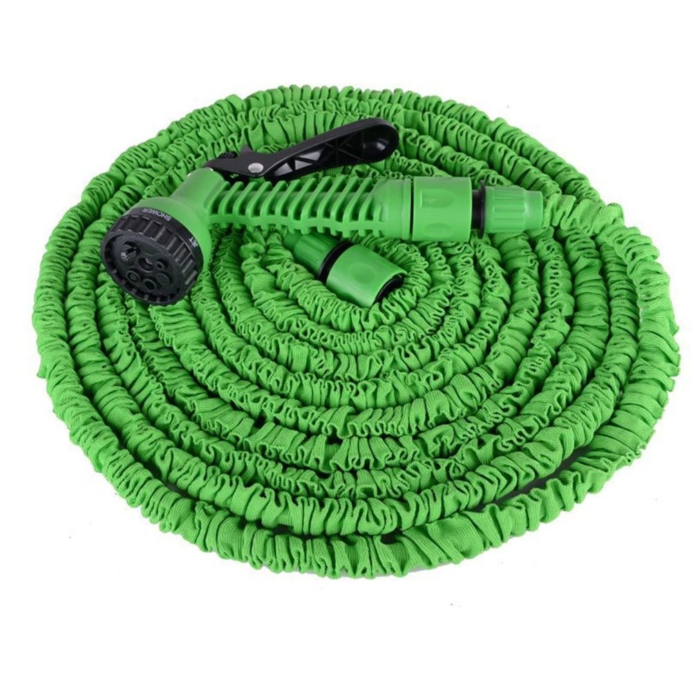 50 Ft Telescopic Garden Hose With High Pressure Spray Gun For Car Wash And Watering 7