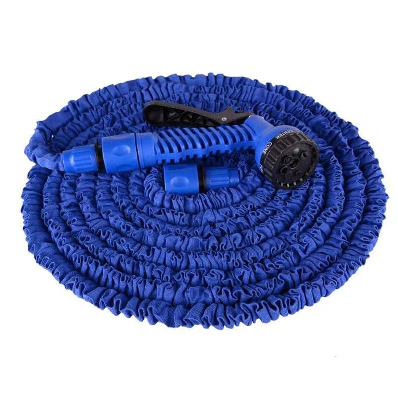50 Ft Telescopic Garden Hose With High Pressure Spray Gun For Car Wash And Watering 8