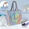 Reusable Silver Gift Tote Bags Party Favor And Shopping Bags Set Of 5 2