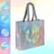 Reusable Silver Gift Tote Bags Party Favor And Shopping Bags Set Of 5 3