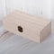 Rectangular Wooden Gift Box Storage Organizer With Hinged Lid And Latch 3