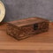 Rectangular Wooden Gift Box Storage Organizer With Hinged Lid And Latch 6