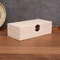 Rectangular Wooden Gift Box Storage Organizer With Hinged Lid And Latch 7
