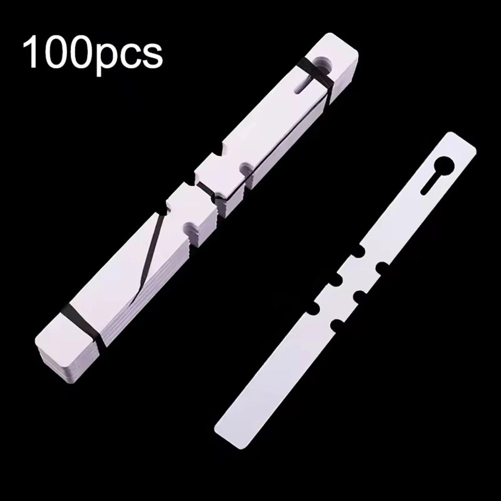 Waterproof Plant Label Rings PVC Garden Markers Set Of 100 6