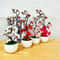 Artificial Plum Blossom Potted Plant Desktop Flower Decor For Home And Office 0