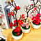 Artificial Plum Blossom Potted Plant Desktop Flower Decor For Home And Office 1