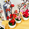 Artificial Plum Blossom Potted Plant Desktop Flower Decor For Home And Office 1