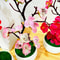 Artificial Plum Blossom Potted Plant Desktop Flower Decor For Home And Office 2