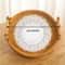 Woven Rattan Round Storage Basket Tray With Strap Handle For Snacks And Picnic 9