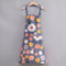 Cartoon Sunflower Kitchen Apron Adjustable Strap Sleeveless Cooking Apron With Pocket 8