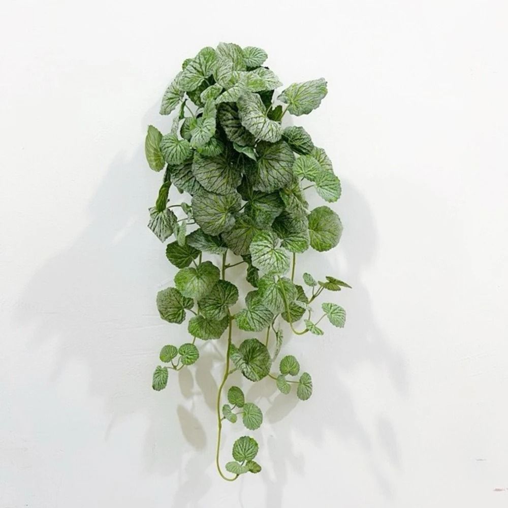 Artificial Hanging Vine Plant Crabapple Leaf Greenery Wall Decor For Home 2