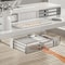 Under Desk Hidden Drawer Organizer Self Adhesive Storage Box For Office And Home 0