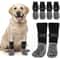 Waterproof Dog Paw Protectors Anti Slip Boots Set Of 4 With Adjustable Straps 1