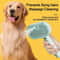 Steam Spray Dog Grooming Brush Deshedding And Detangling Pet Brush 2