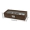 Black Walnut Style Wooden Watch Display Box 6 Slot Storage Case For Watches 4