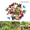 Colorful Butterfly Garden Stakes Outdoor Plant Decor Set Of 50 Random Colors 0