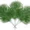 Golden Artificial Palm Leaves Faux Tropical Leaf Stems Set Of 5 For Vase And Party Decor 1