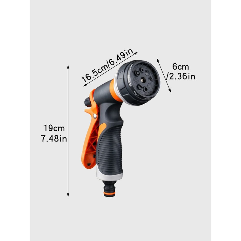 High Pressure Garden Hose Spray Nozzle 8 Pattern Watering And Car Wash Spray Gun 3