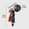 High Pressure Garden Hose Spray Nozzle 8 Pattern Watering And Car Wash Spray Gun 3