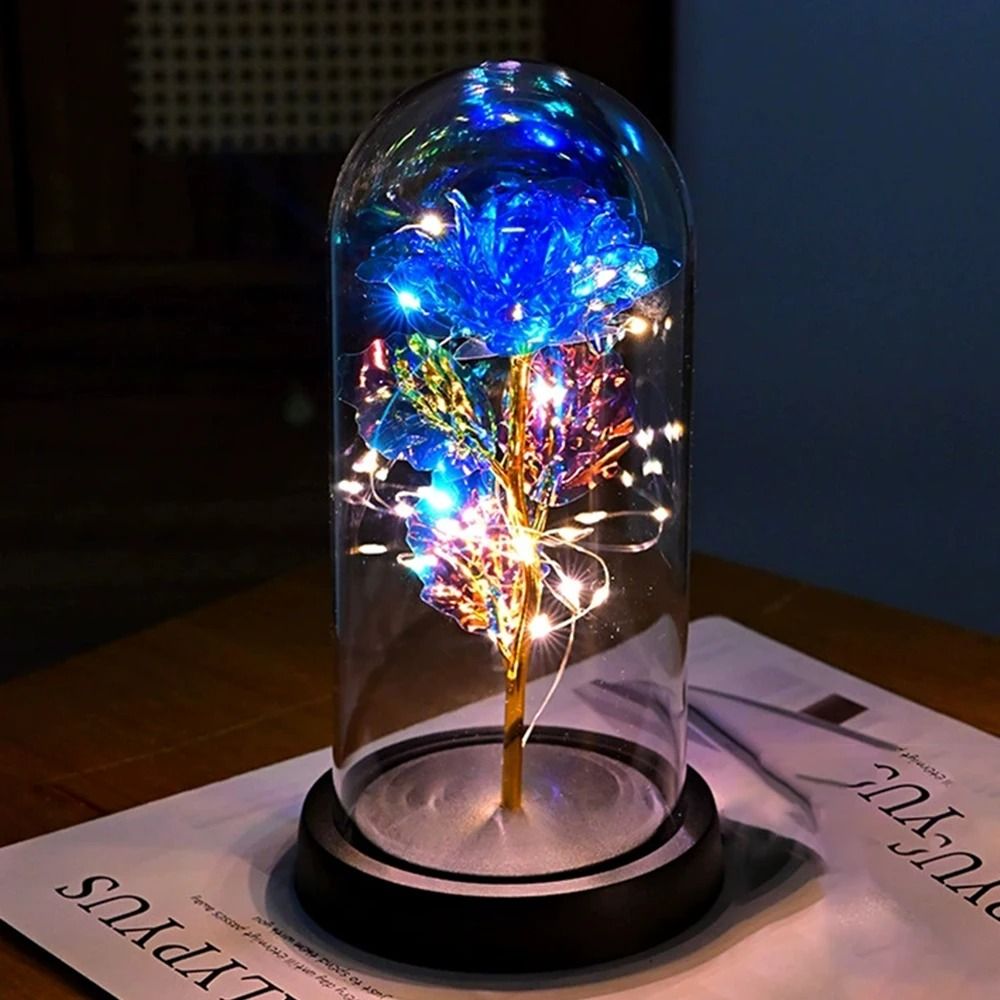 Eternal Rose Flower Gift Creative Simulation Rose For Valentines Day And Birthdays 2