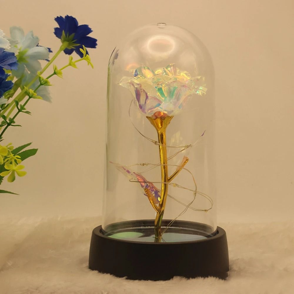 Eternal Rose Flower Gift Creative Simulation Rose For Valentines Day And Birthdays 6