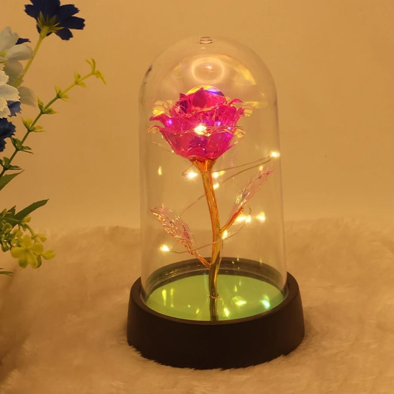 Eternal Rose Flower Gift Creative Simulation Rose For Valentines Day And Birthdays 9