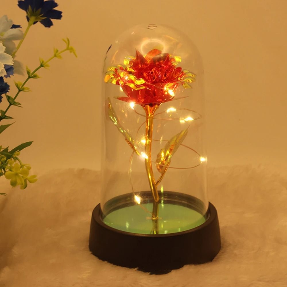 Eternal Rose Flower Gift Creative Simulation Rose For Valentines Day And Birthdays 7