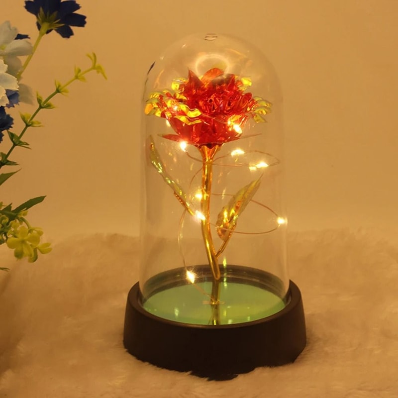 Eternal Rose Flower Gift Creative Simulation Rose For Valentines Day And Birthdays 7