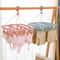 Folding Windproof Socks Clip Drying Hanger Space Saving 32 Clip Laundry Organizer 0