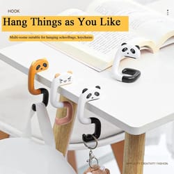 foldable handbag hook holder portable purse and backpack hanger for desk and table