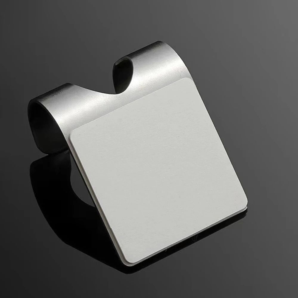 Stainless Steel Razor Holder Hooks Self Adhesive Shaver Stand Set Of 2 Bathroom Organizer 4