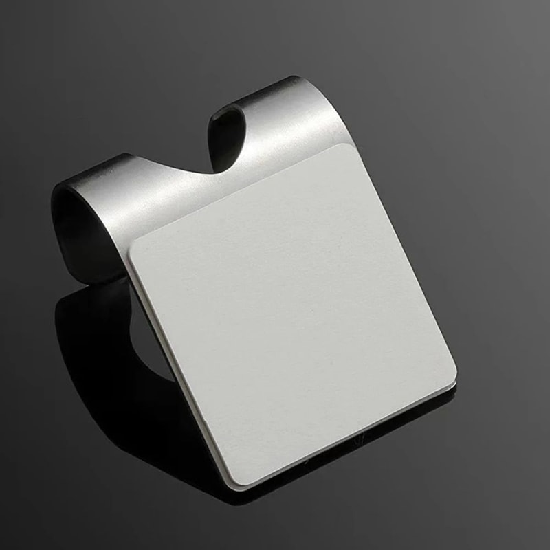 Stainless Steel Razor Holder Hooks Self Adhesive Shaver Stand Set Of 2 Bathroom Organizer 4