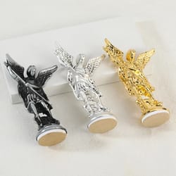 retro metal michael ornament decorative figurine for home and office display