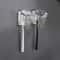 Stainless Steel Toothbrush And Cup Wall Hook Self Adhesive Bathroom Organizer 0