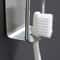 Stainless Steel Toothbrush And Cup Wall Hook Self Adhesive Bathroom Organizer 4