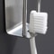 Stainless Steel Toothbrush And Cup Wall Hook Self Adhesive Bathroom Organizer 4