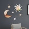 Star And Moon Mirror Wall Stickers Set Acrylic Self Adhesive Removable Decor 6 Pieces 1