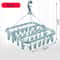 Foldable Clothes Drying Hanger With 32 Clips Space Saving Sock And Underwear Drying Rack 7