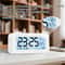 LED Digital Alarm Clock With Temperature And Humidity Display Adjustable Brightness Dual Mode 0