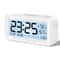 LED Digital Alarm Clock With Temperature And Humidity Display Adjustable Brightness Dual Mode 1
