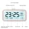 LED Digital Alarm Clock With Temperature And Humidity Display Adjustable Brightness Dual Mode 2