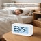 LED Digital Alarm Clock With Temperature And Humidity Display Adjustable Brightness Dual Mode 4