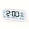LED Digital Alarm Clock With Temperature And Humidity Display Adjustable Brightness Dual Mode 5