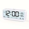 LED Digital Alarm Clock With Temperature And Humidity Display Adjustable Brightness Dual Mode 5