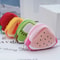 Cartoon Fruit Plush Coin Purse Keychain Bag 5