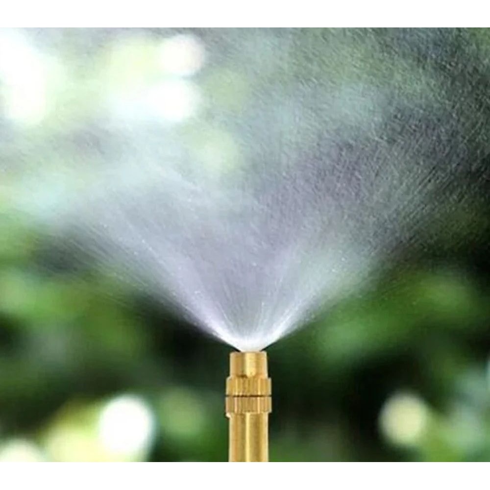 Adjustable Copper Misting Nozzle Set For Garden And Balcony Watering 5 Or 10 Pack 2