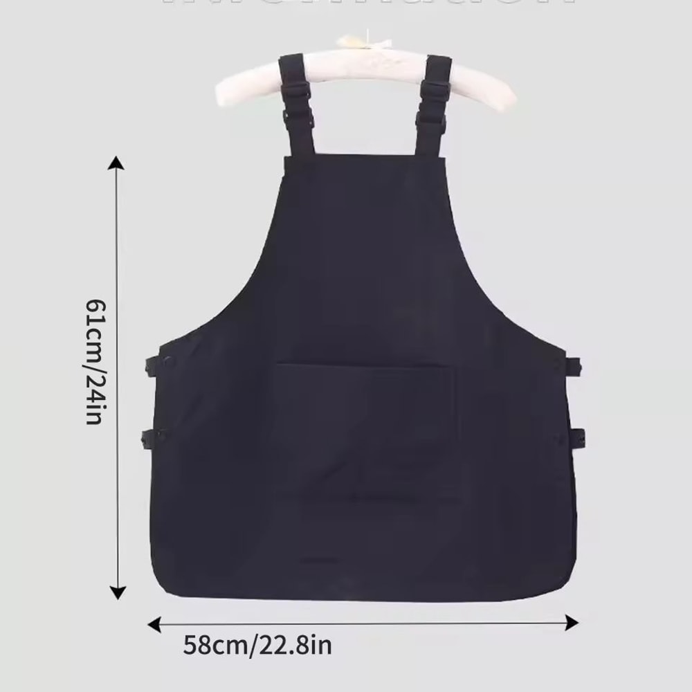 Japanese Style Waterproof Work Apron Unisex Kitchen Barber And Cafe Workwear 0