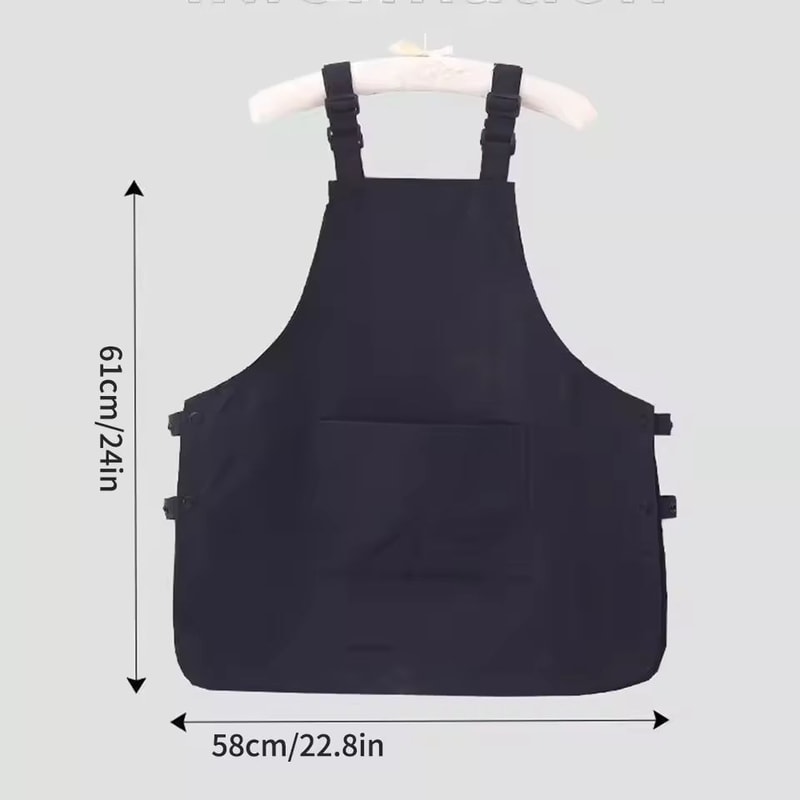 Japanese Style Waterproof Work Apron Unisex Kitchen Barber And Cafe Workwear 0
